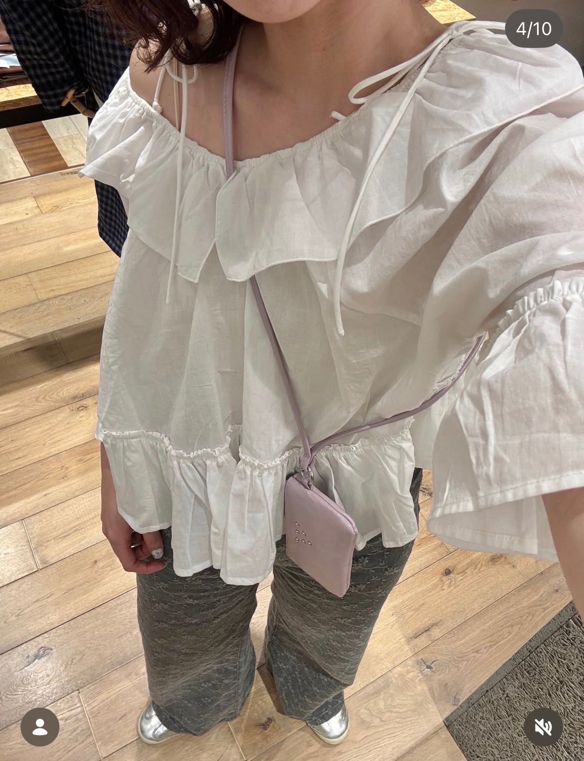 031803團購 不退換預購 超值官網最新品6490日幣 兩穿花邊 袖花邊領襯衫純棉