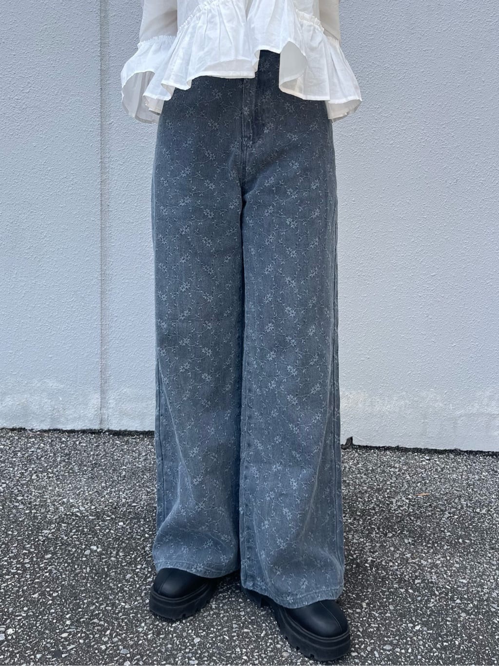 0320 團購不退換預購 kas26 新款 9790 日幣滿版刺繡 牛仔褲