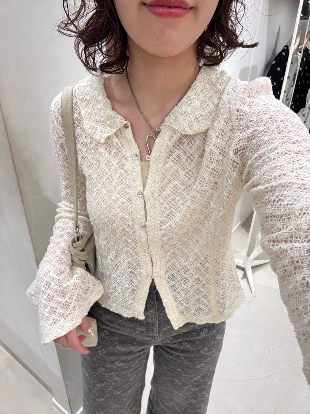 040203團購不退換預購 kas 6490 日幣最新款 有收腰的 挺括 交叉提花翻領開襟開衫