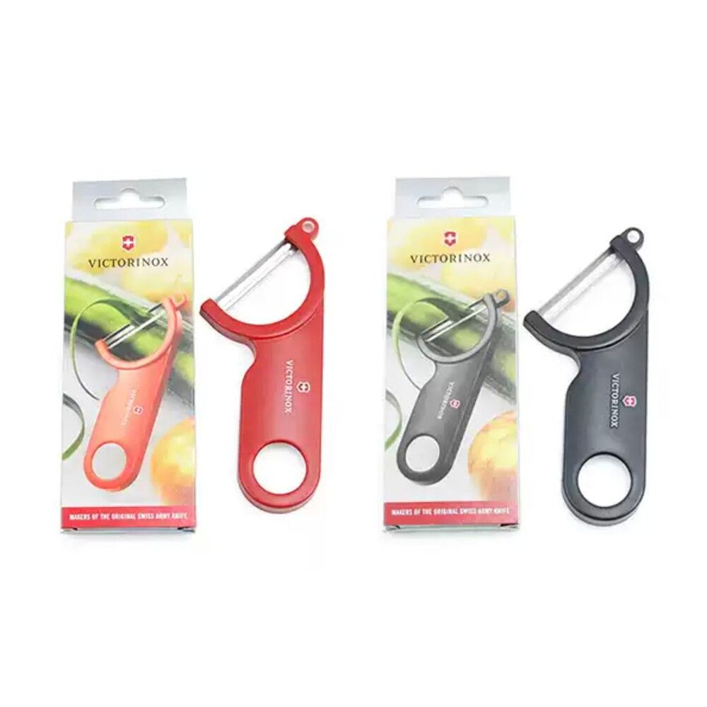 維氏VICTORINOX 瑞士不鏽鋼廚房蔬菜削皮器（單支不選色）削皮水果器/斜角馬鈴薯刨刀