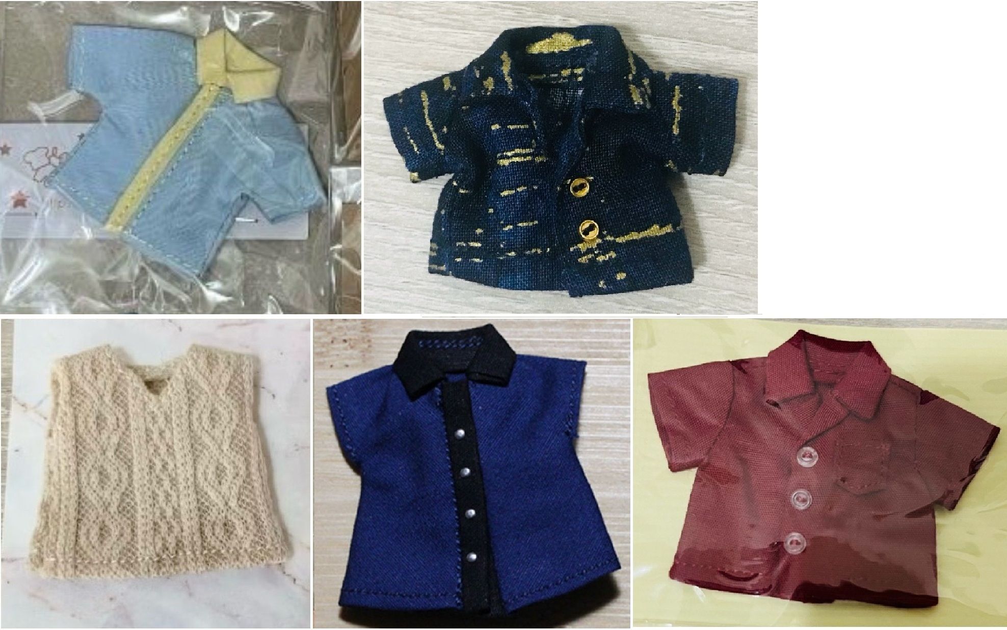 OB11娃衣（襯衫＆背心）