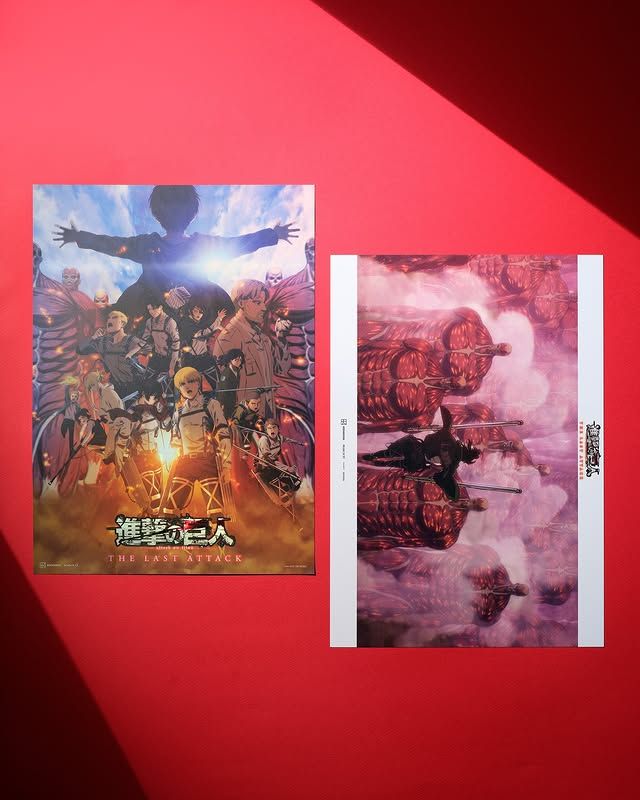 韓國 MEGABOX 劇場版 「進擊的巨人」完結篇  ARTGRAPHY 海報 電影海報 （A3）