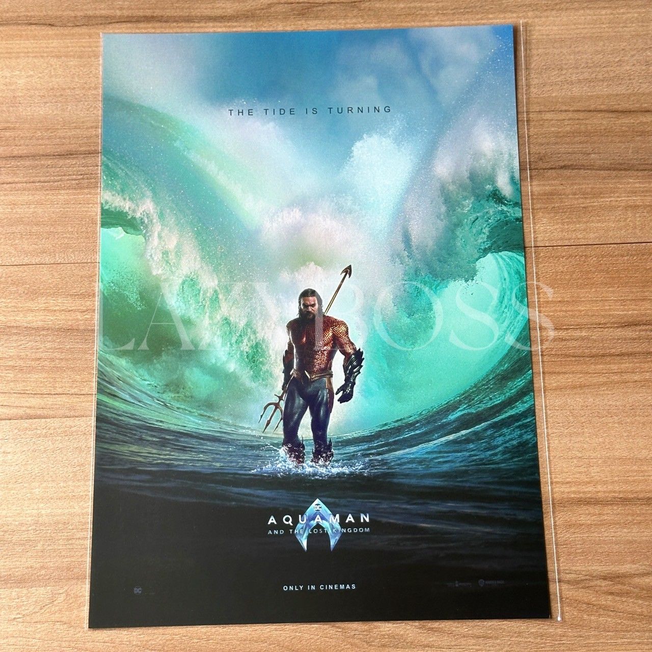 韓國 CGV 水行俠 失落王國 第2週 海洋海報 （A3）