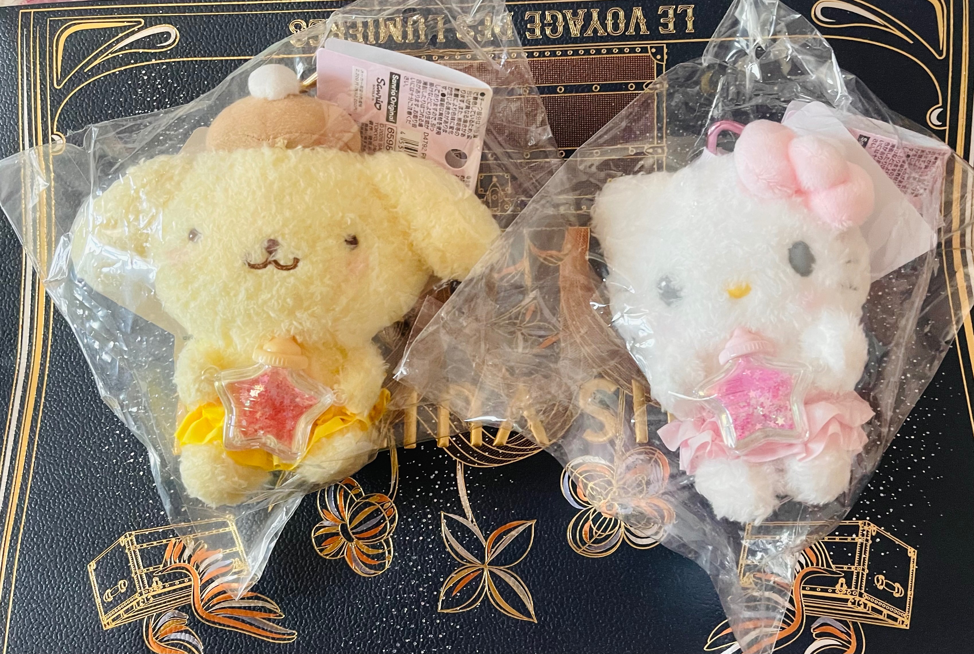 現地購入～ Sanrio 三麗鷗 星塵奶瓶寶寶 布丁狗 星星扣吊飾