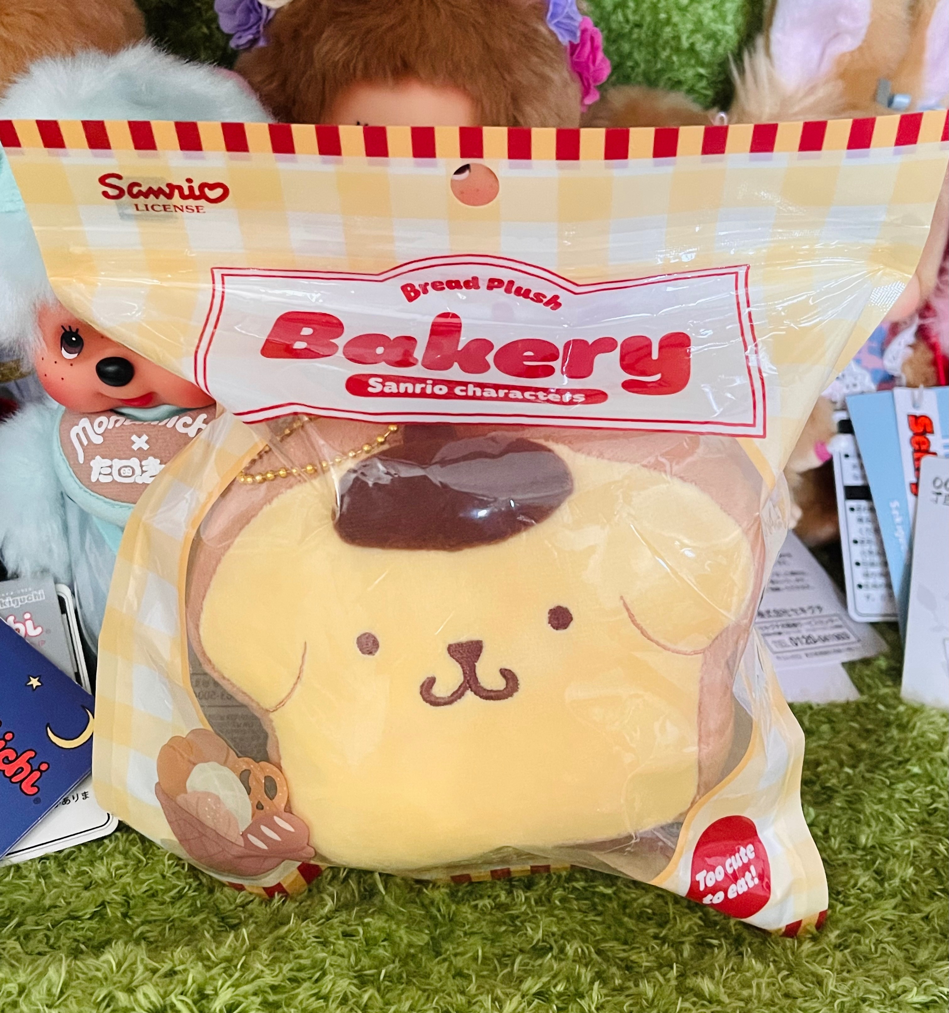 現貨～日本Sanrio house  店面限定商品 布丁狗烤焦麵包 玩偶（有皮炎）/ 韓國快閃店 吐司布丁狗麵包