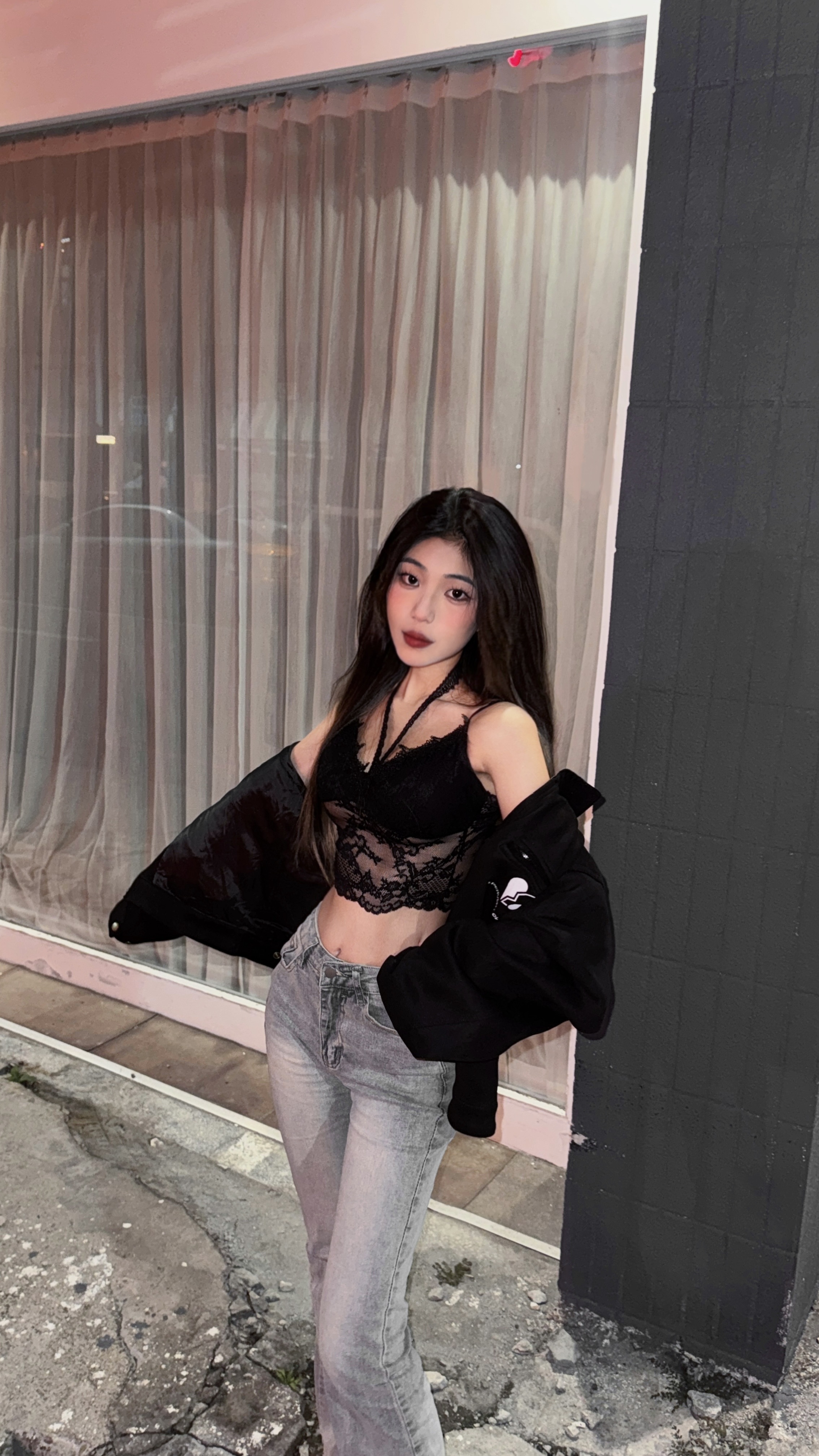 4 percent club黑色棒球外套🖤