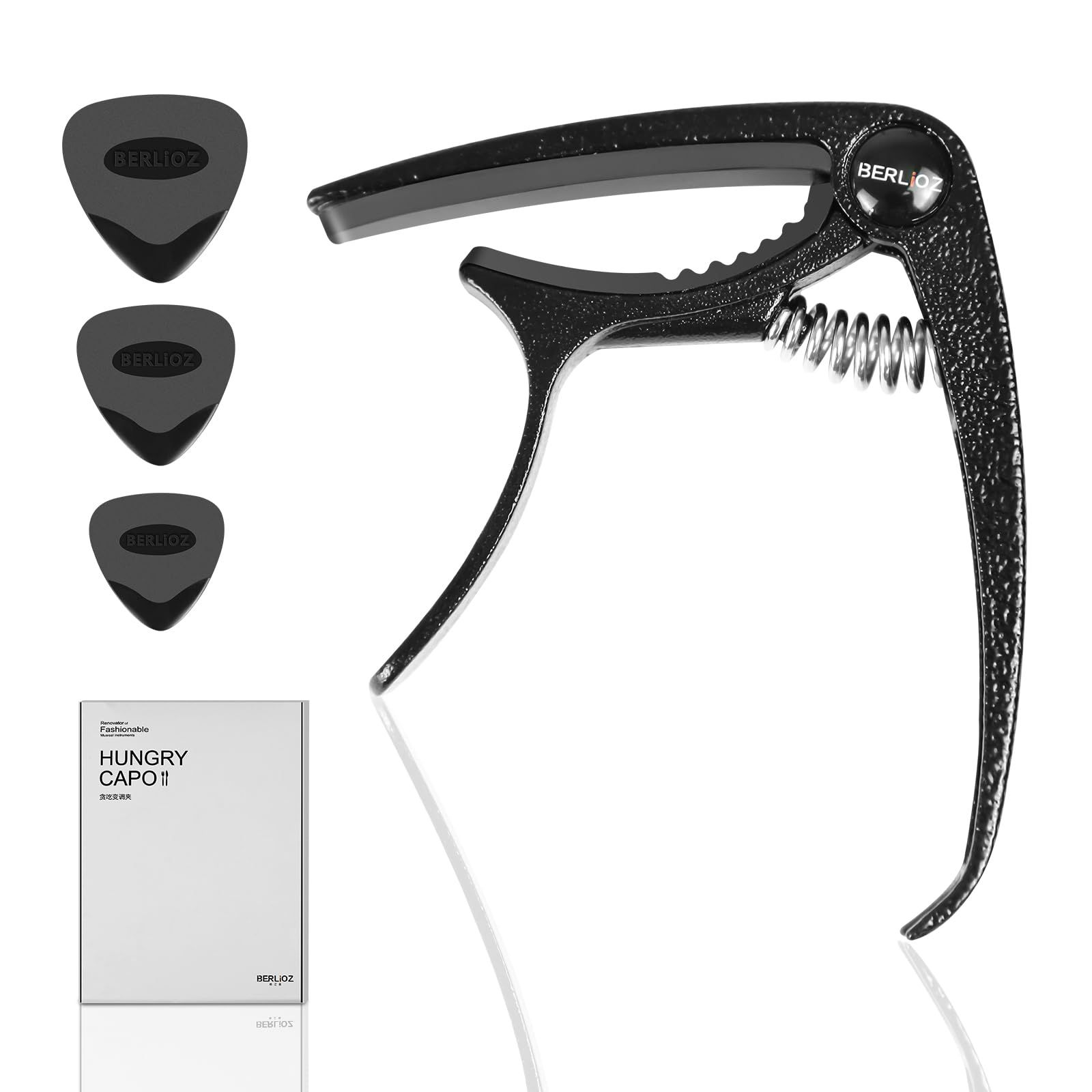 Hungry Capo夾 吉他capo夾 附3個原廠pick 超多顏色