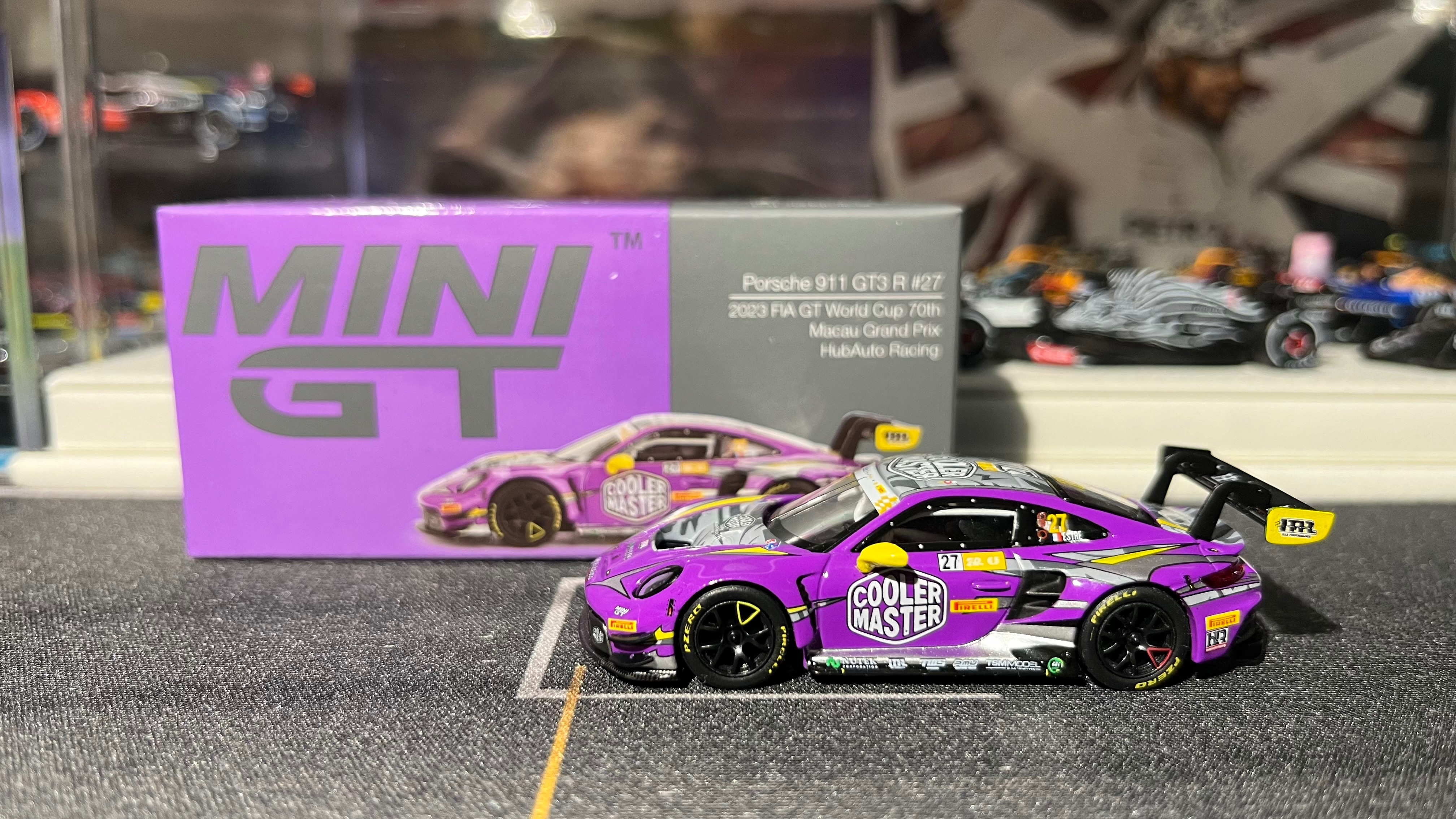 MINI GT Porsche 911 GT3 R #27 HubAuto Racing 2023