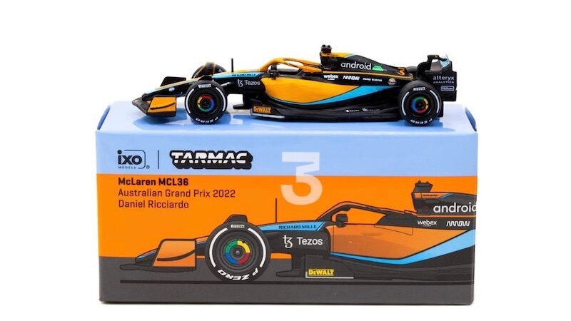 Tarmac McLaren MCL36 #3 Ricciardo 澳洲GP 2022