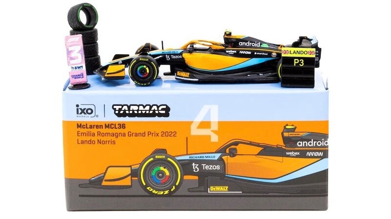 Tarmac McLaren MCL36 #4 Norris EmiliaGP 2022