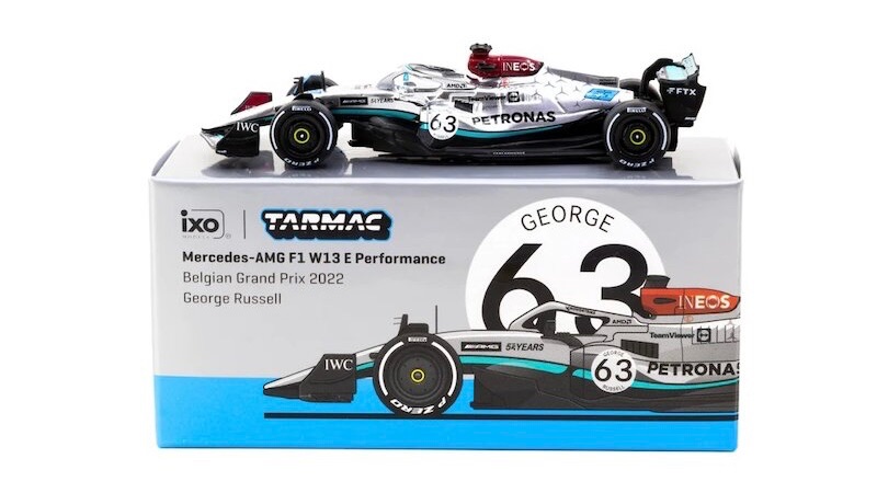 Tarmac Mercedes-AMG F1 W13E #63 G.Russell 比利時GP 2022