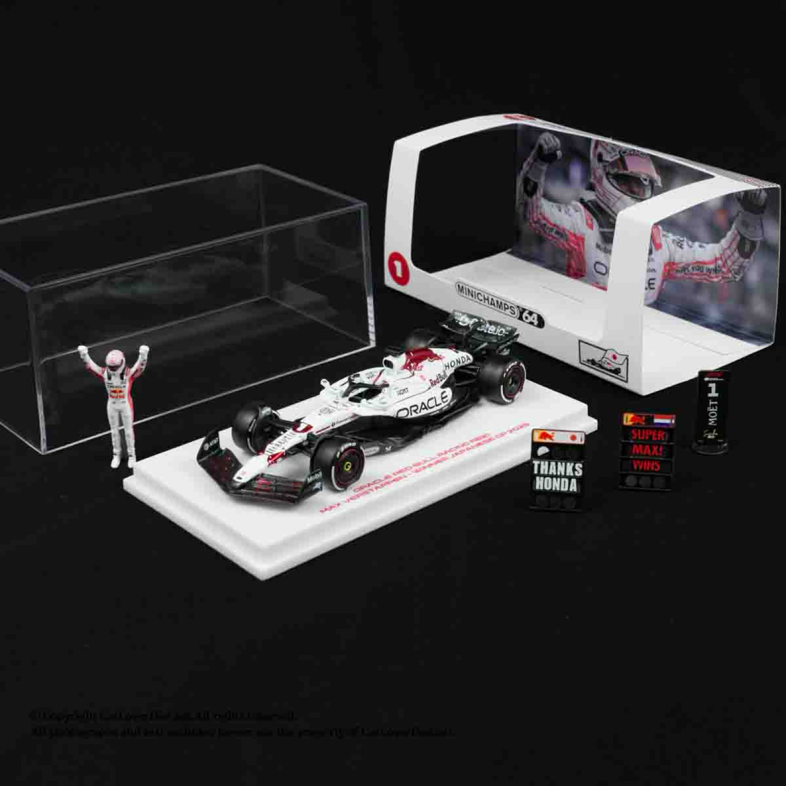 MINICHAMPS 1/64 RED BULL RB21 MAX VERSTAPPEN 人偶版