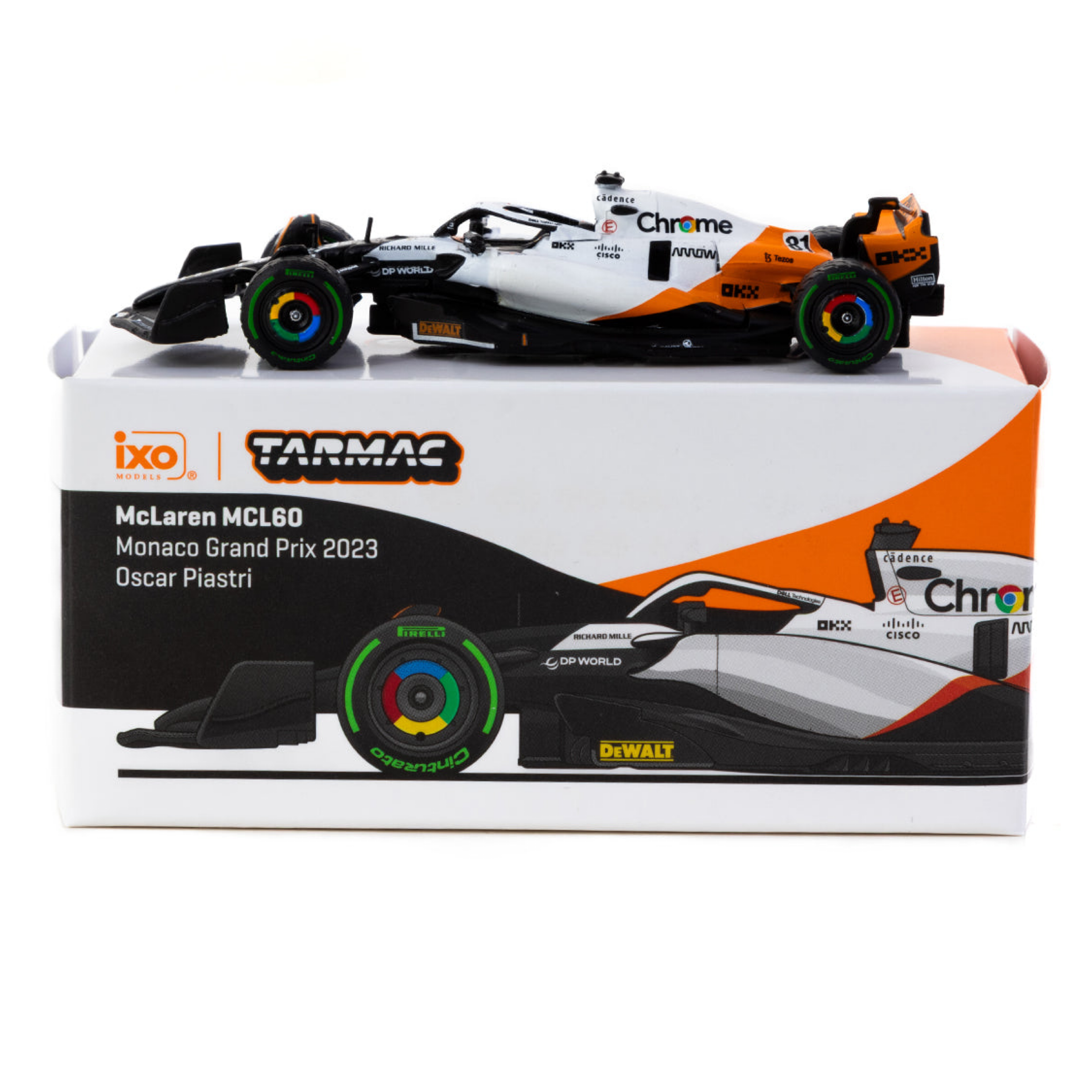 Tarmac McLaren MCL60 #81 Oscar Piastri Monaco GP 2023