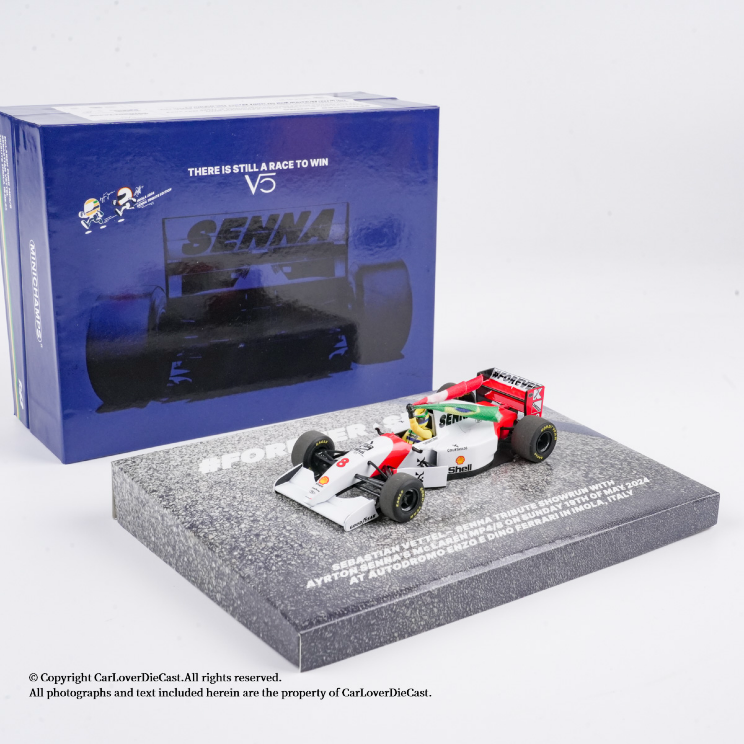 MINICHAMPS MCLAREN FORD MP4/8 SEBASTIAN VETTEL TRIBUTE IMOLA