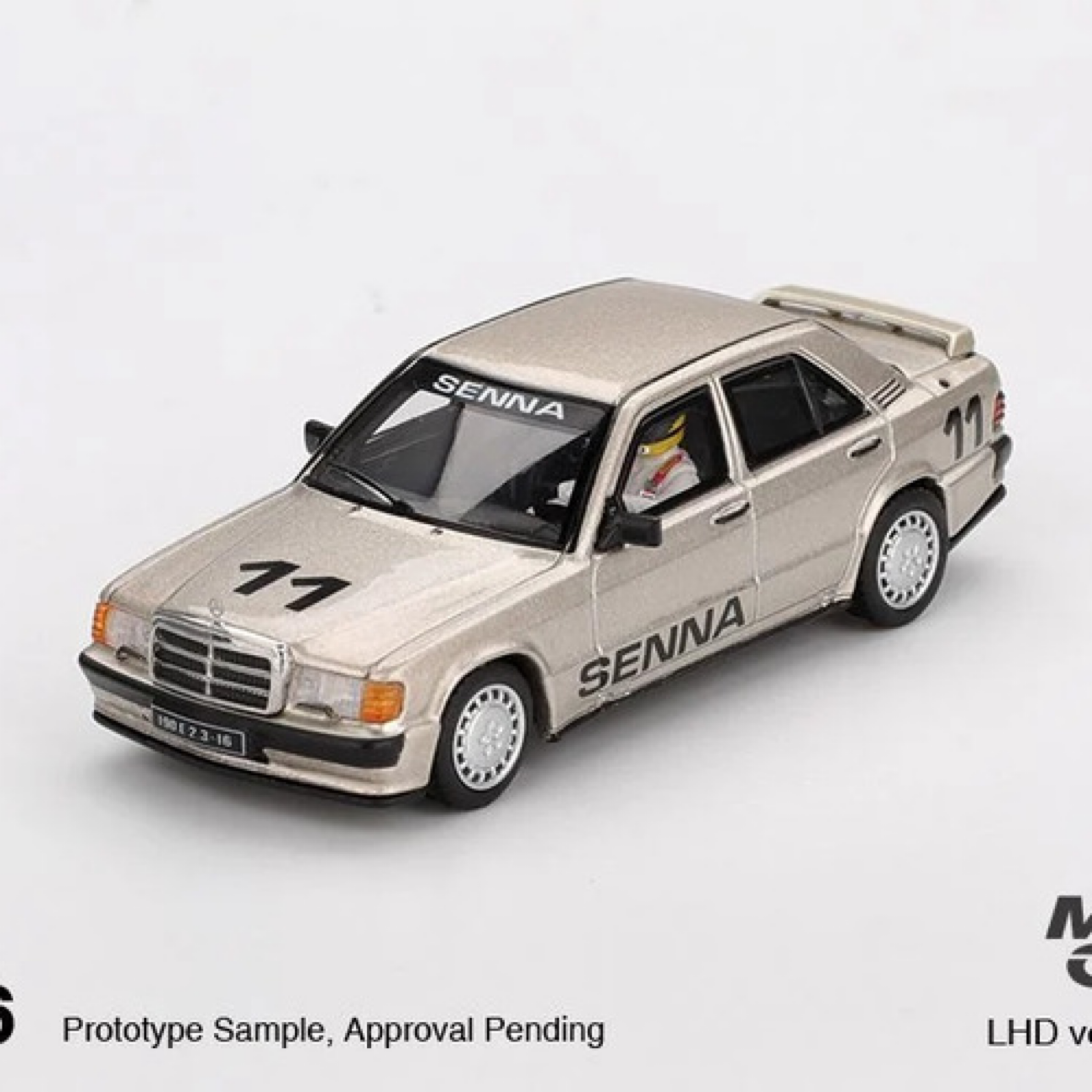 MINIGT Mercedes-Benz 190 E 2.3-16 #11 Ayrton Senna 1984 Nürb
