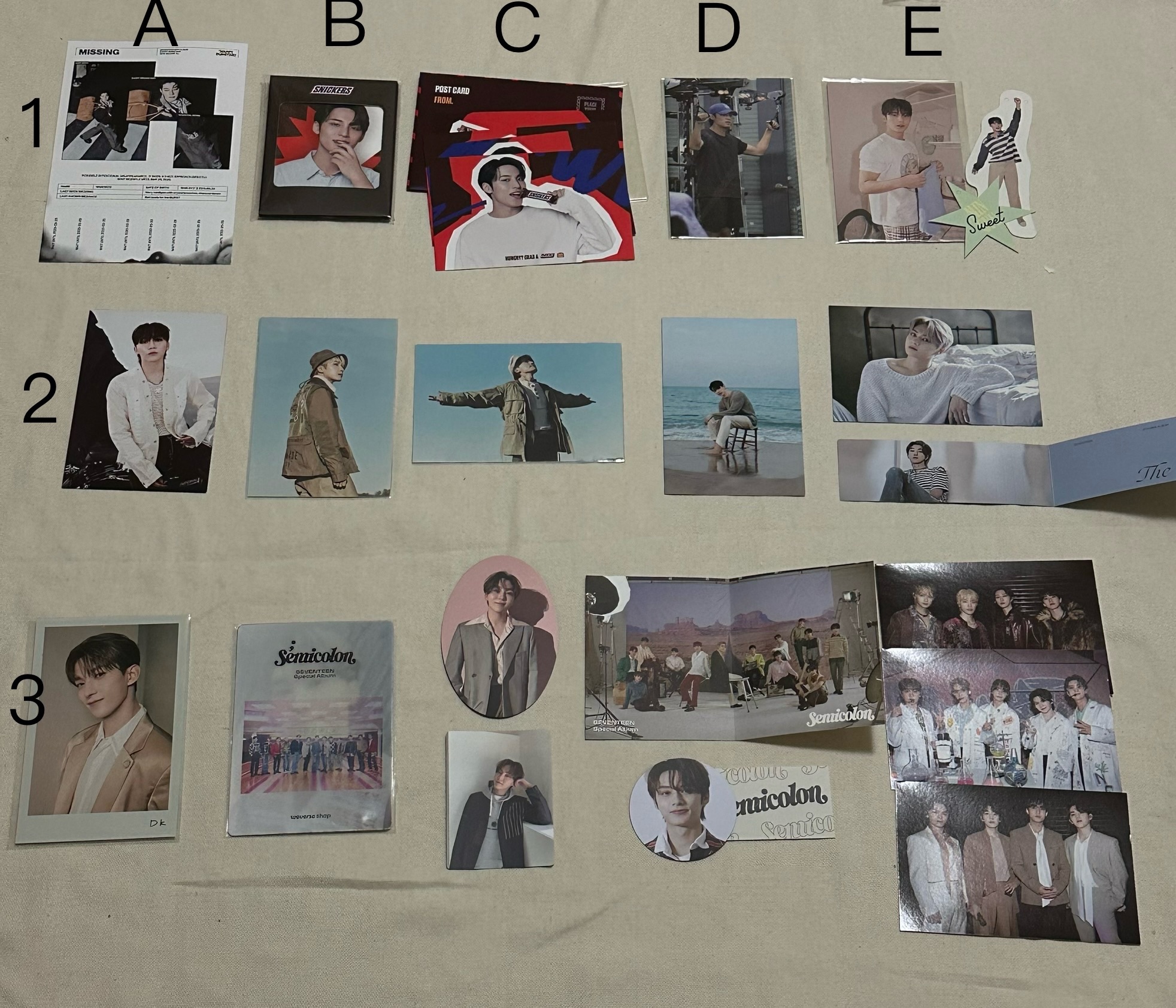 💗官方明信片、特典大卡（此圖皆可當綁）