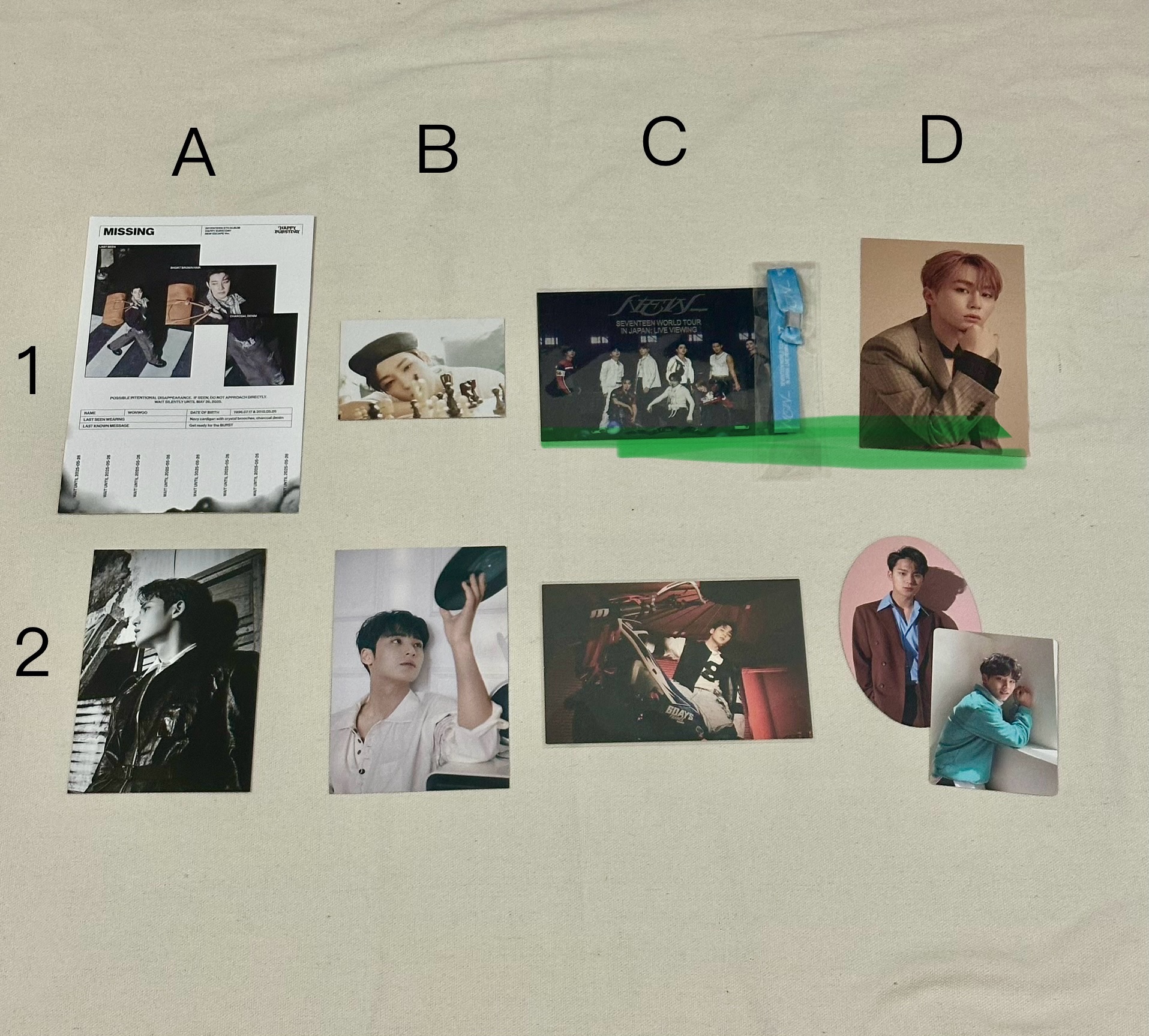 官方明信片 v2賣場