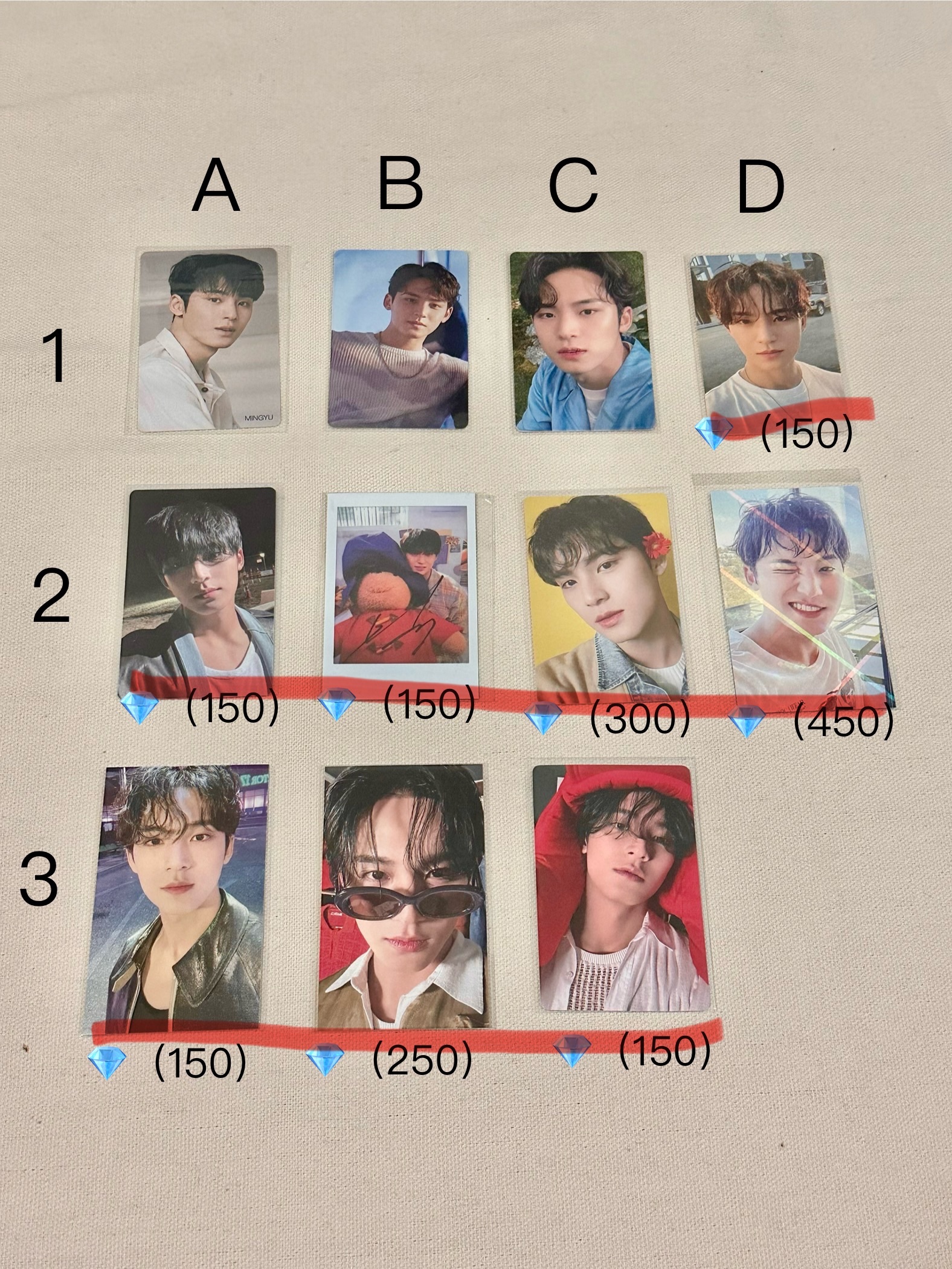 💎奎稀有卡 v2賣場 需綁💗括號內數字