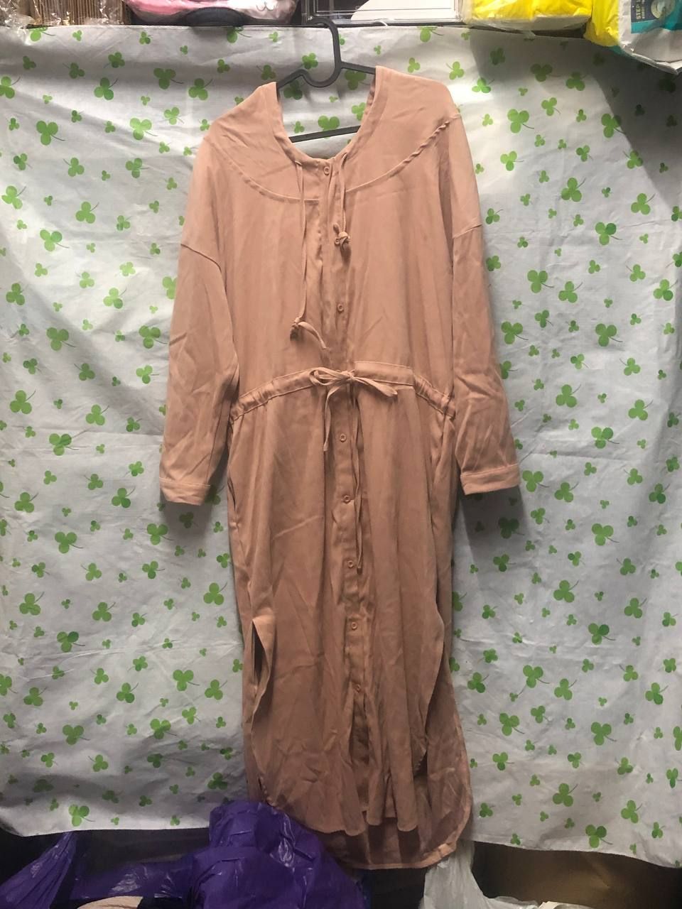 ♛ROSEMAYR♛廠商寄賣-日系文藝連帽抽繩連身裙