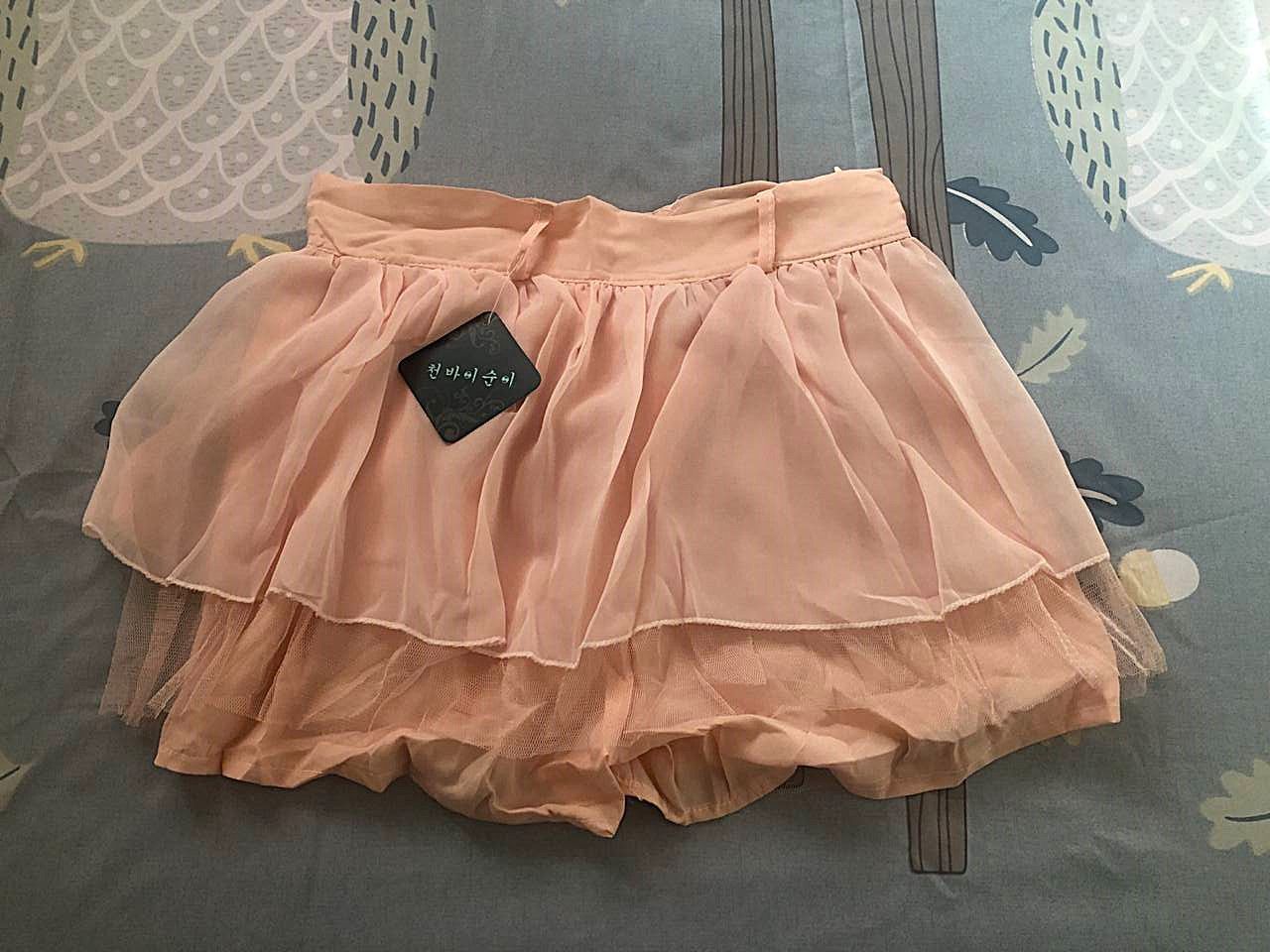 ♛ROSEMAYR♛廠商寄賣-A06-3237-雪紡拉鏈褲裙