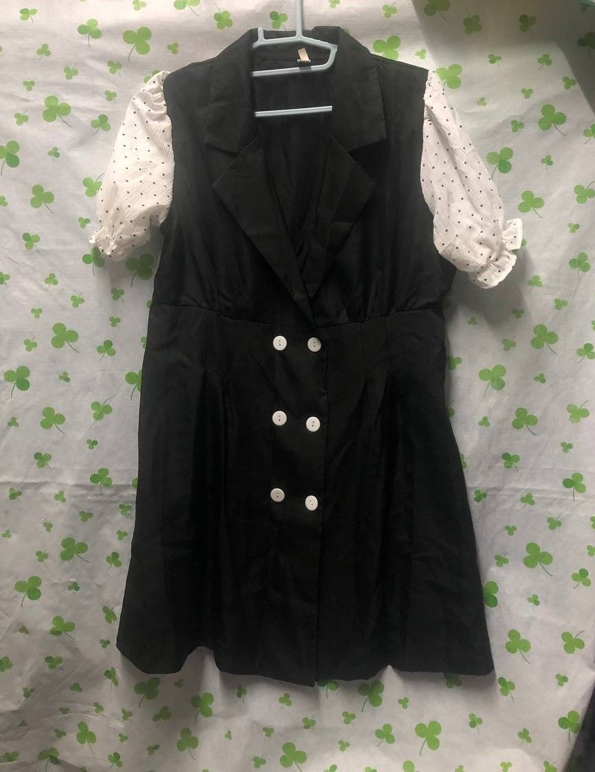 ♛ROSEMAYR♛廠商寄賣-V領牌釦開襟式洋裝