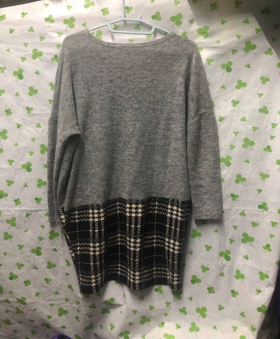 ♛ROSEMAYR♛廠商寄賣-韓版毛呢拼接雙口袋洋裝