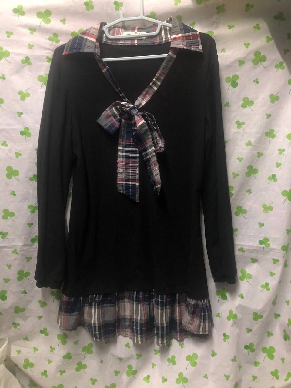 ♛ROSEMAYR♛廠商寄賣- 中大尺碼 學院風假兩件長版上衣