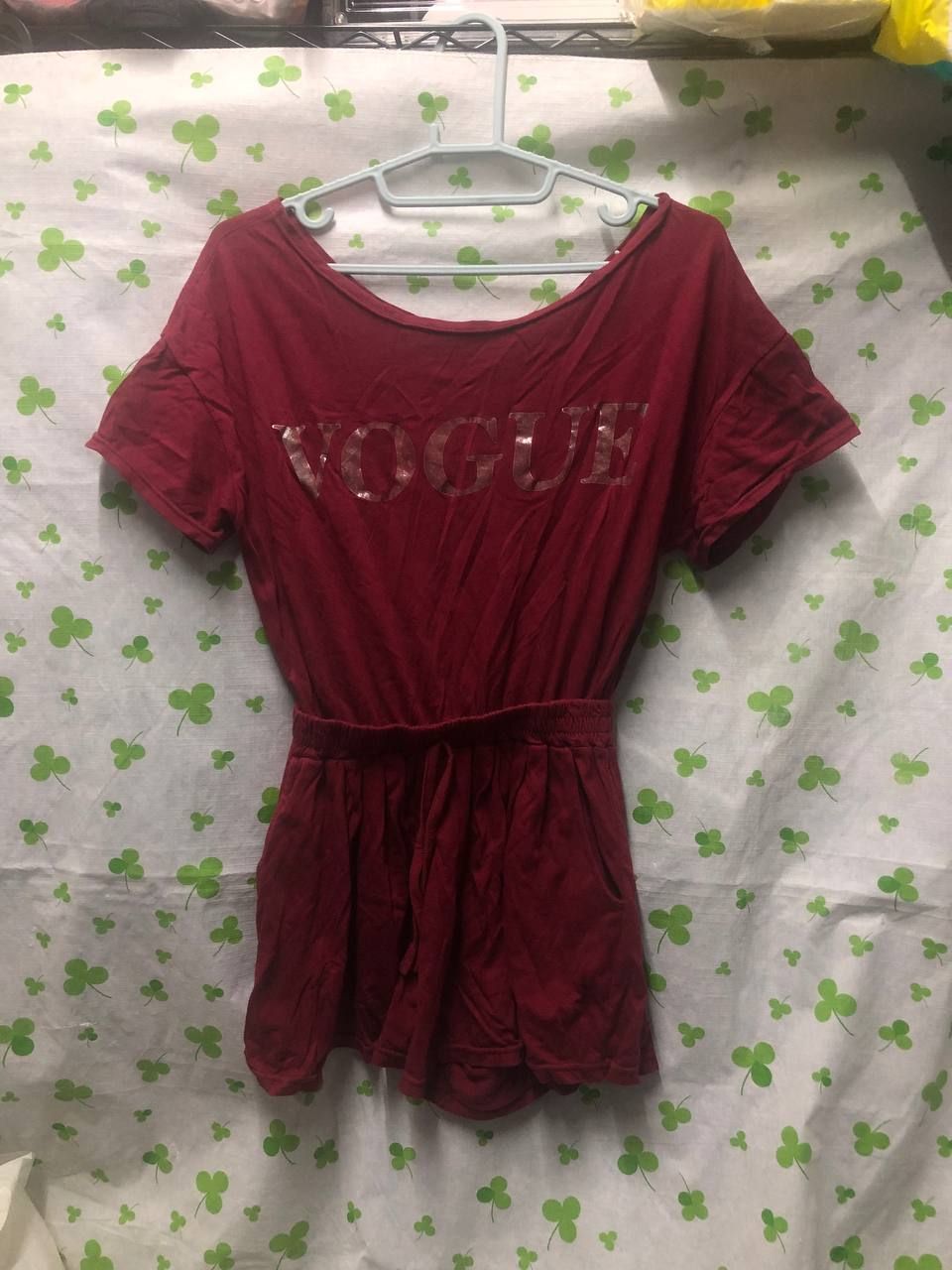 ♛ROSEMAYR♛廠商寄賣- 韓版 酒紅連身短褲