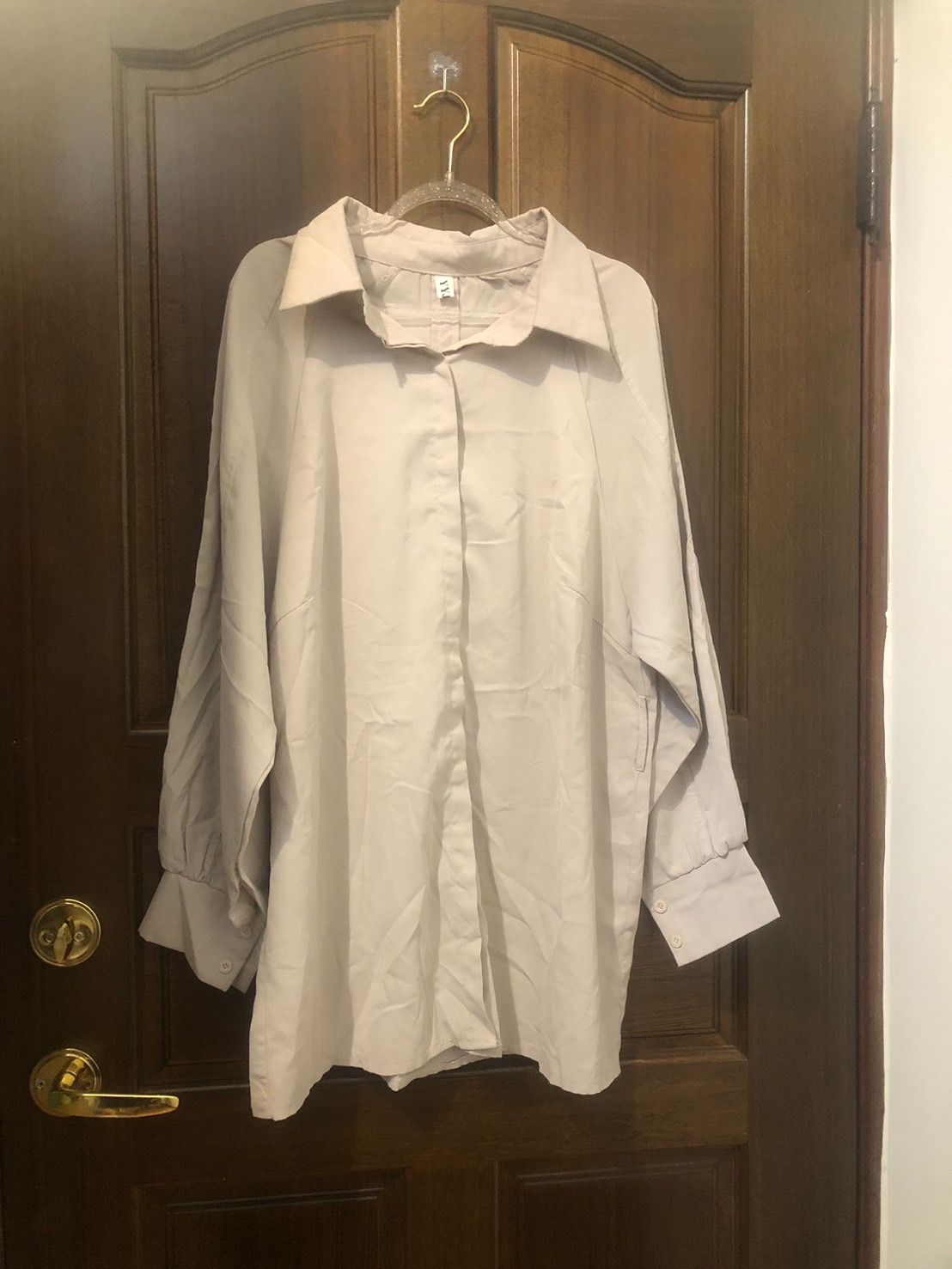 ♛ROSEMAYR♛廠商寄賣-G4936奶茶色長袖襯衫