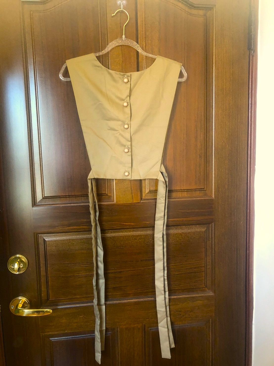 ♛ROSEMAYR♛廠商寄賣-H0330軍綠色綁帶背心 展示品