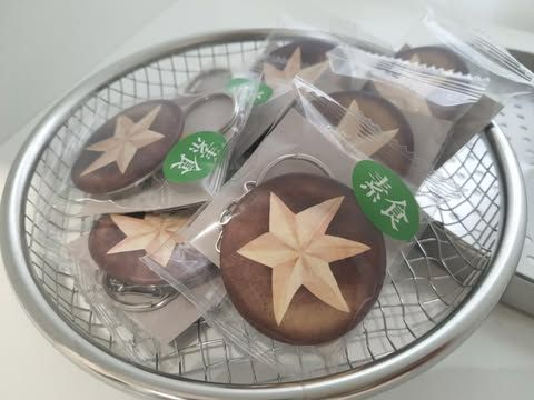 龜的創作產物。切花香菇開瓶器鑰匙圈