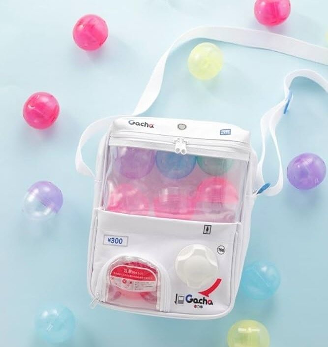 Gacha扭蛋60週年紀念：扭蛋機造型肩背包