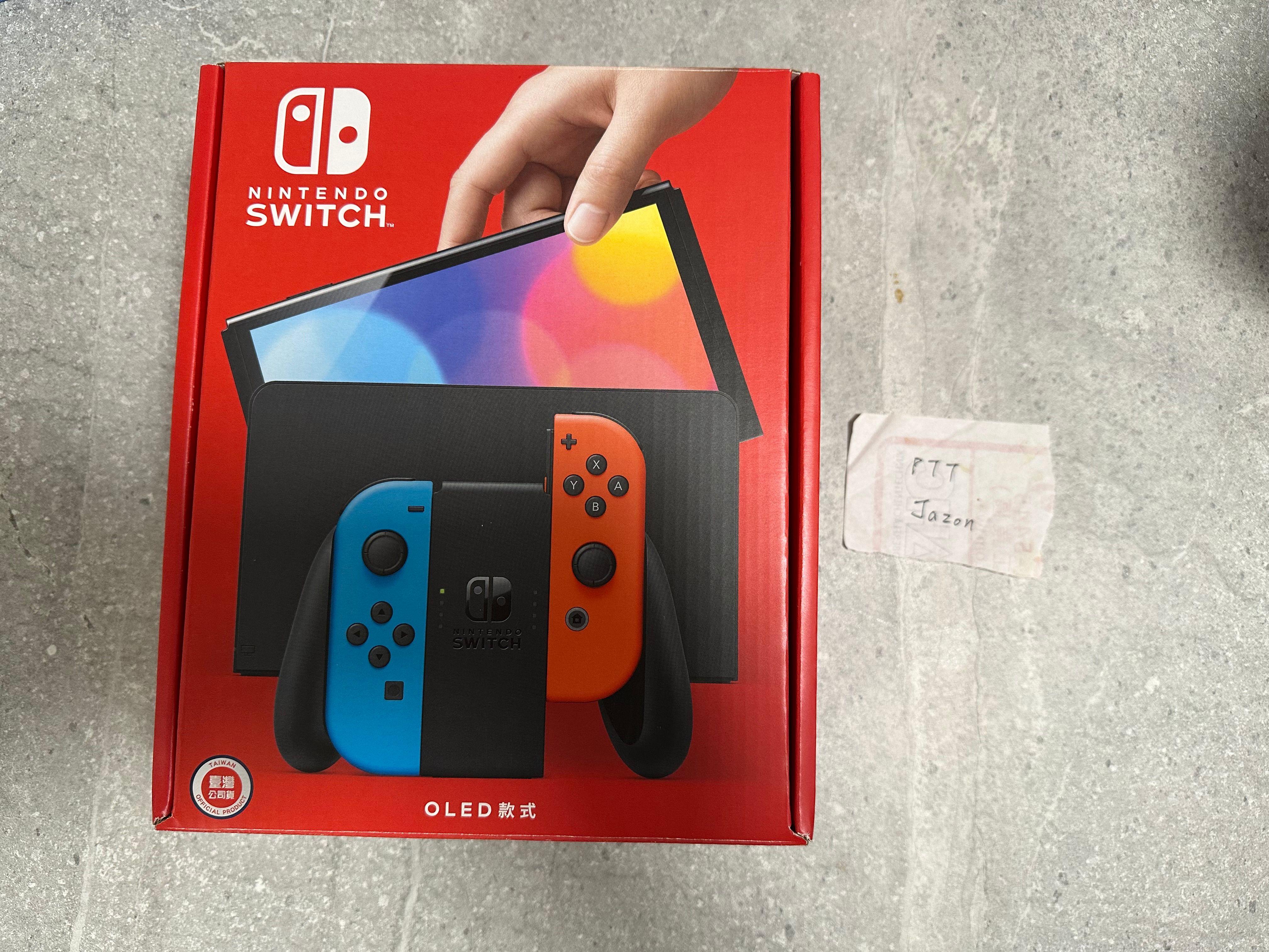 NSwitch OLED 黑+紅藍JoyCon
