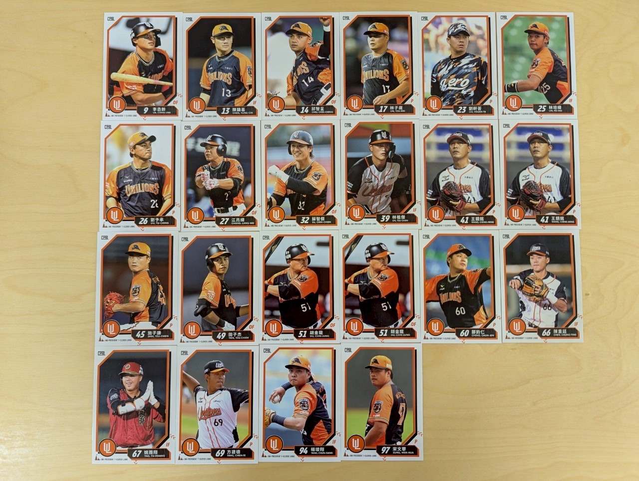 【2023中職球員卡】統一獅 普卡