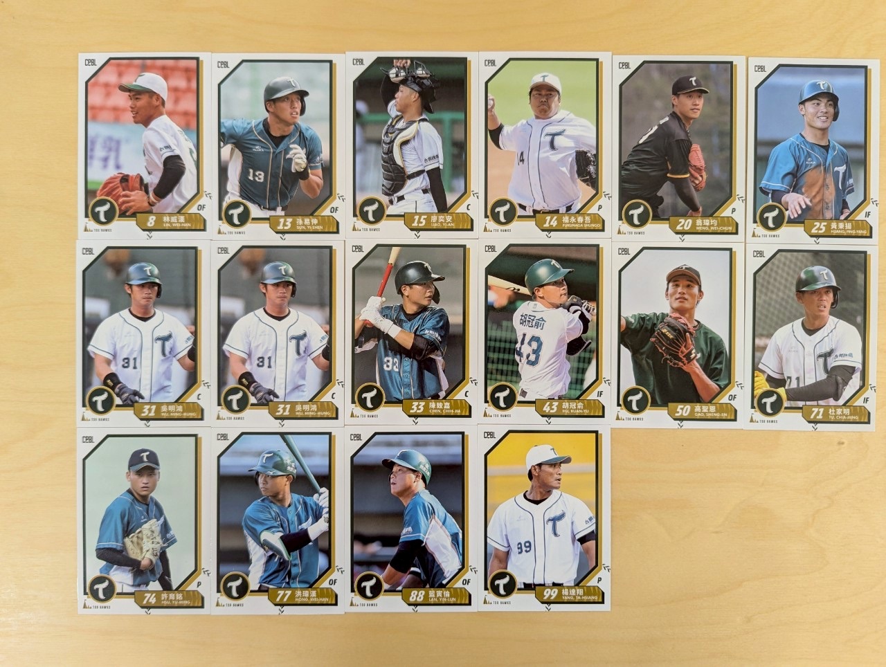 【2023中職球員卡】台鋼雄鷹 普卡
