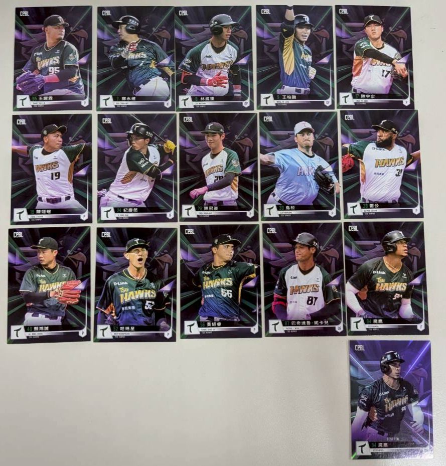 【2024中職球員卡】台鋼雄鷹 普卡