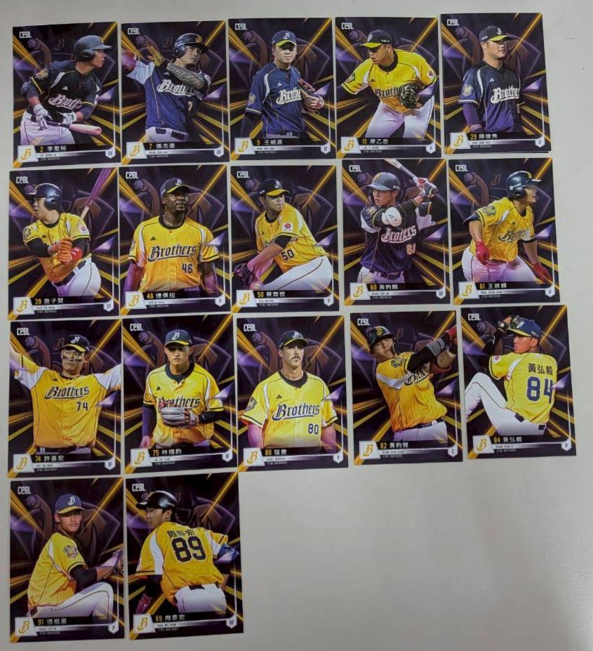 【2024中職球員卡】中信兄弟 普卡
