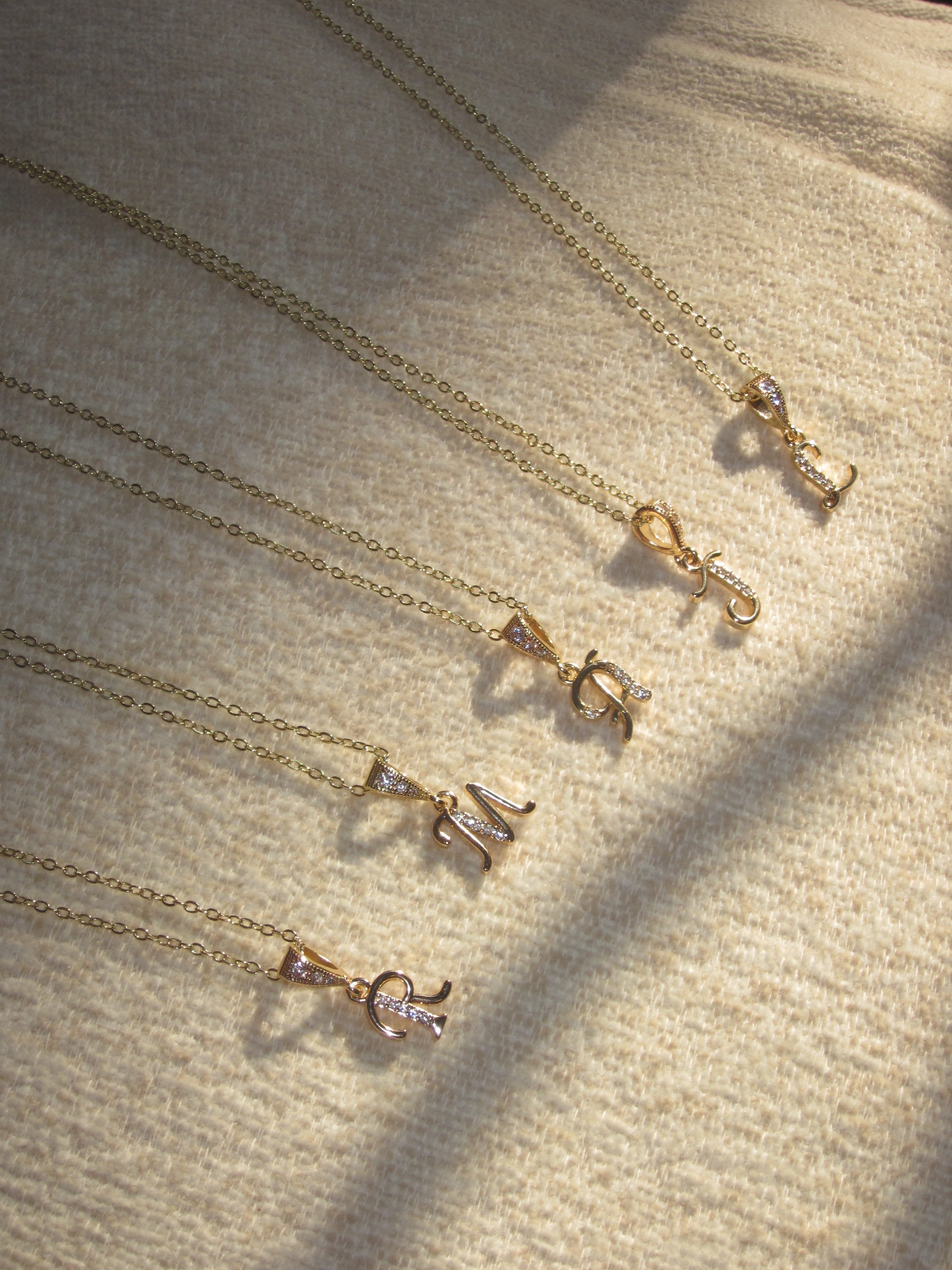 Spiritual Initial necklace