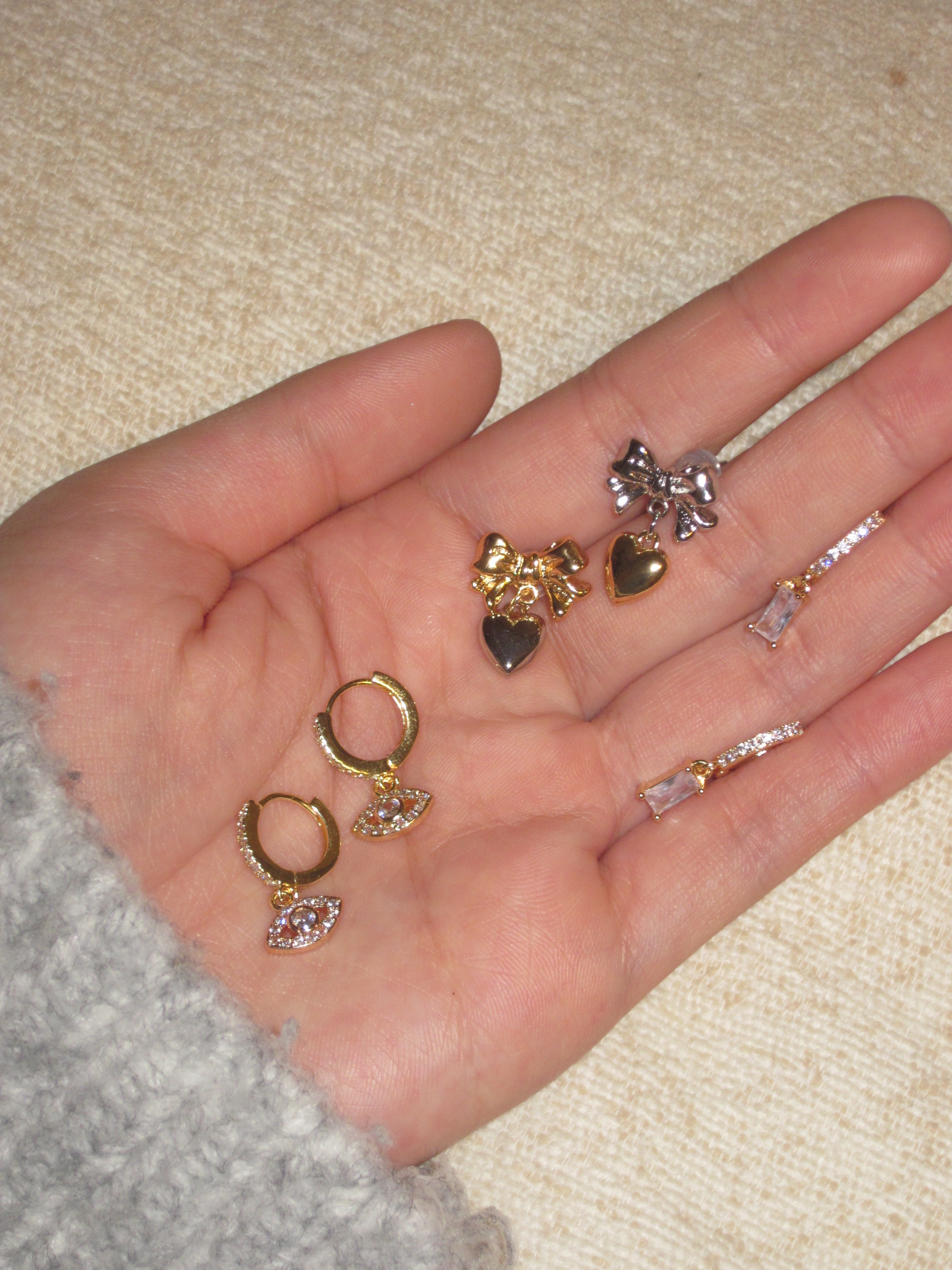 Heart and soul earrings
