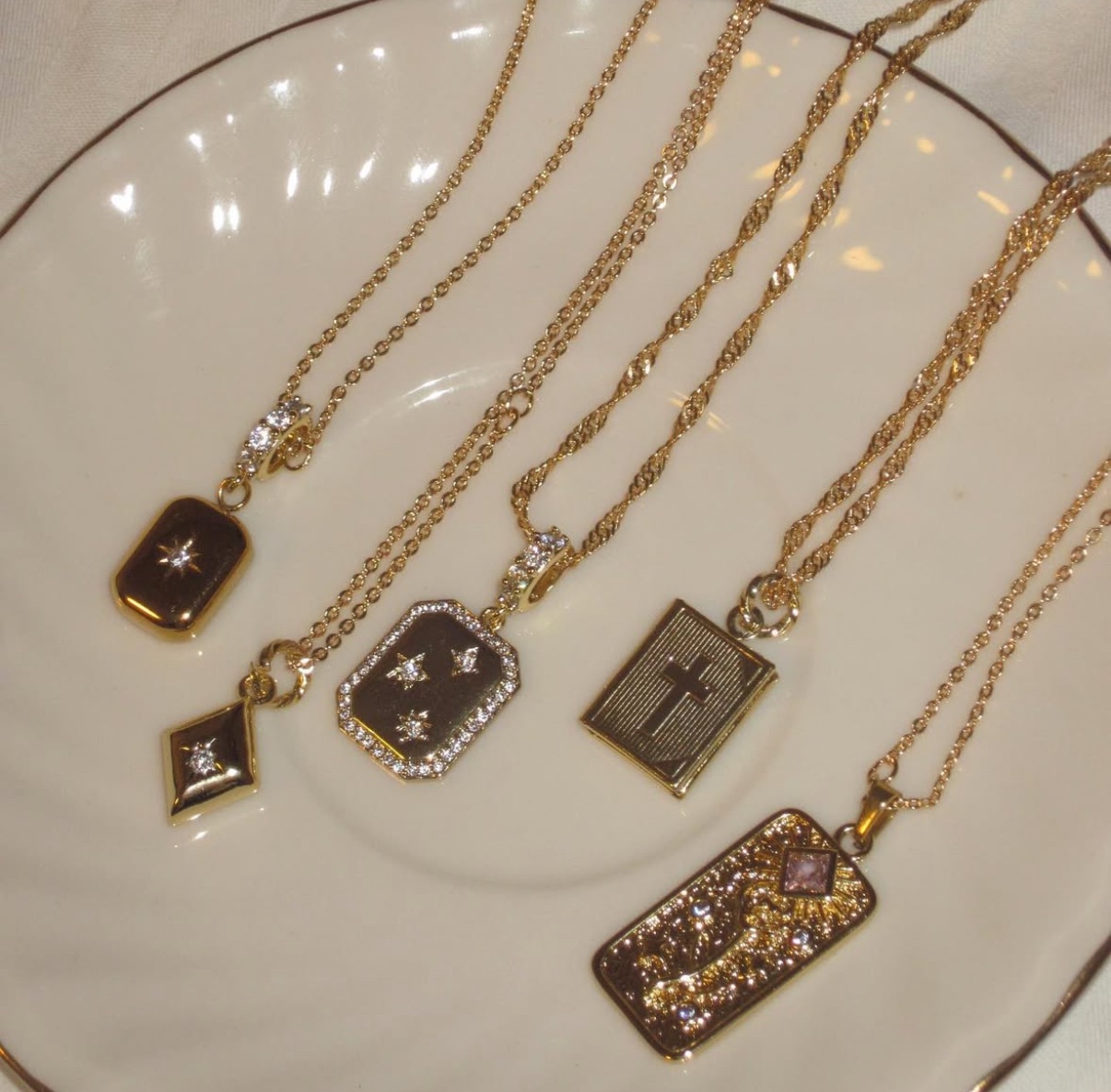 shiny series necklace