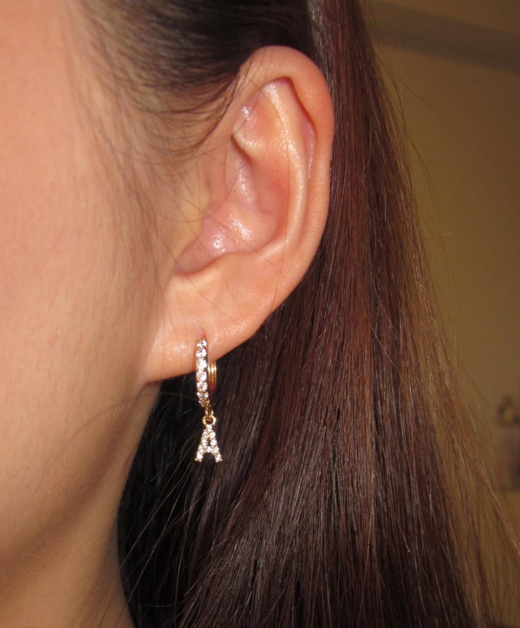 💎letter earrings