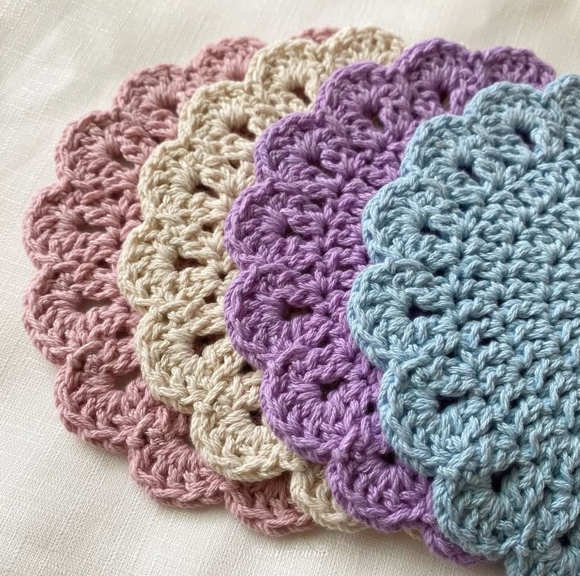 ꒰ 蕾絲編織杯墊 ꒱