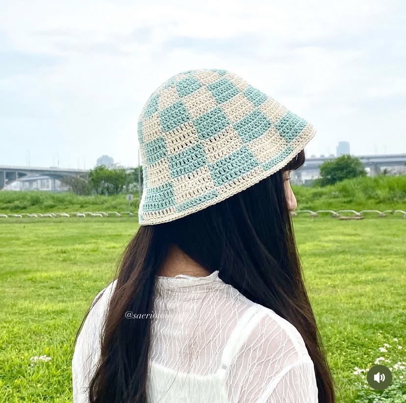 ꒰ 棋盤格帽 ꒱ （此商品可客製化）