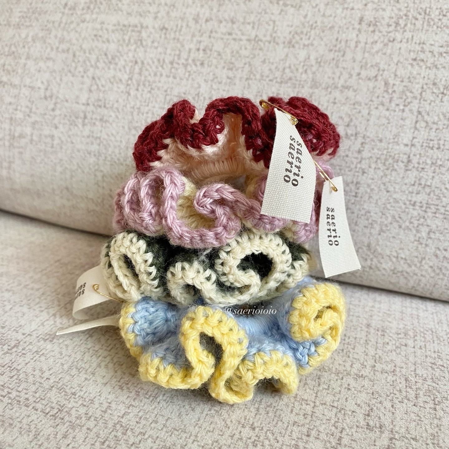 ꒰ 軟呼呼羊毛髮圈 ꒱