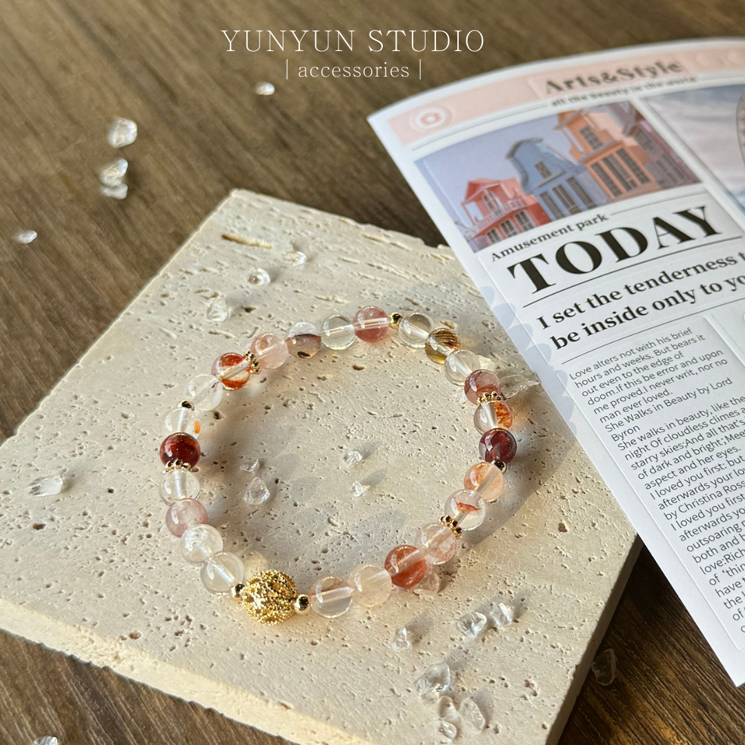 手鍊-彩膠花‧₊˚ 🍒 🍞⸝⸝꙳