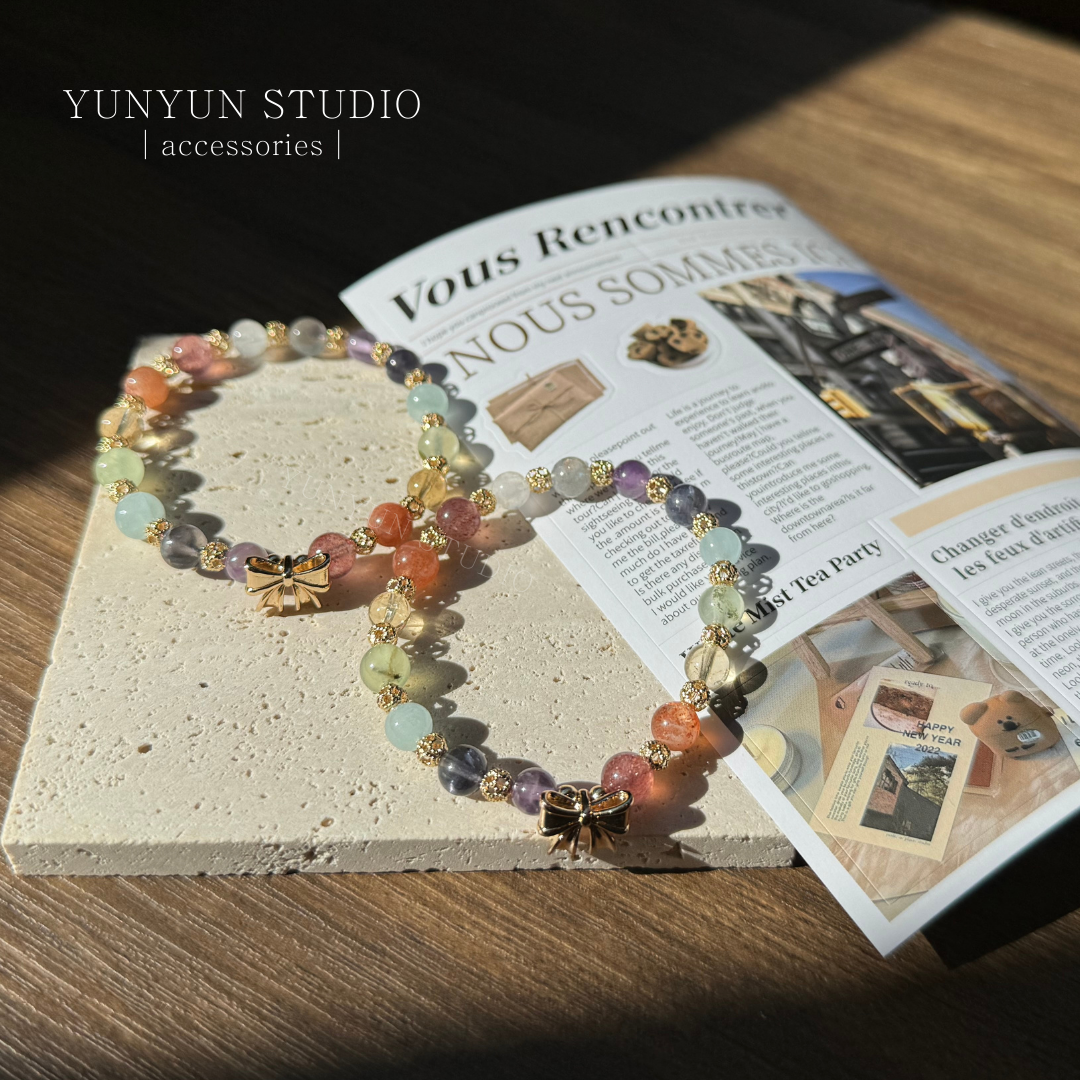 彩虹款手鍊‧₊˚ 🌈 * ⋆𓈒