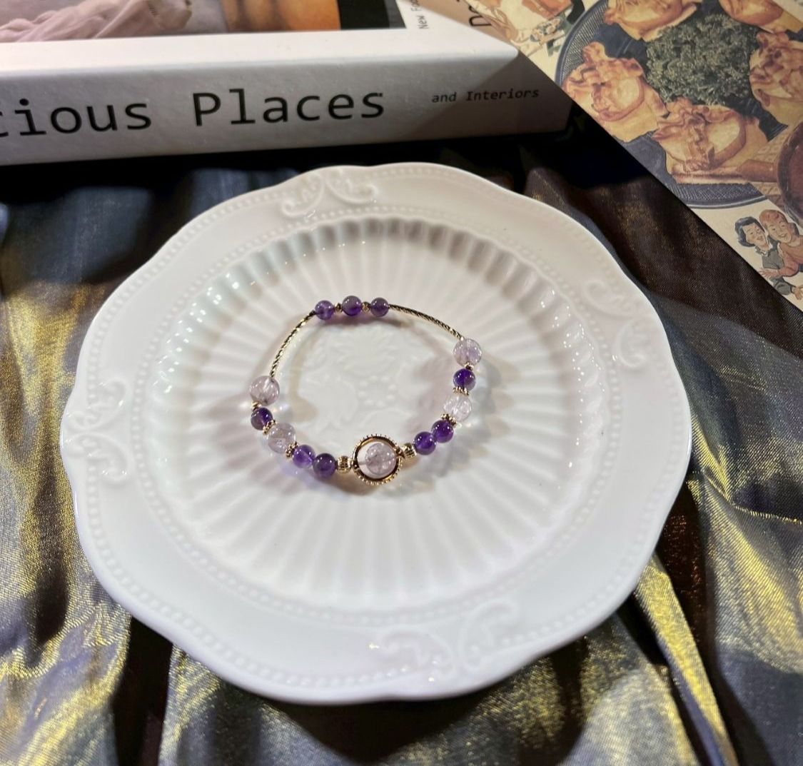 手鍊-紫水晶、紫幽靈