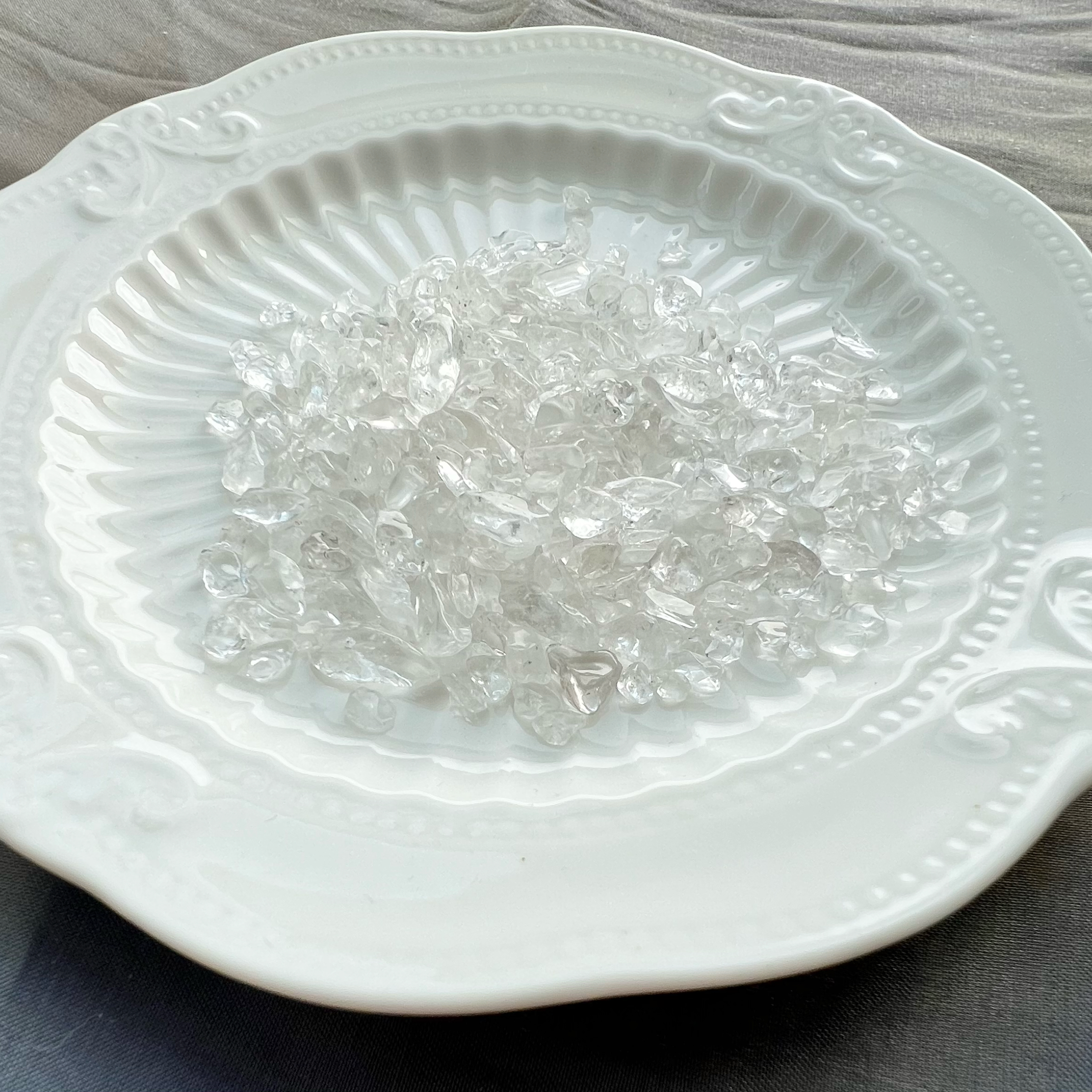 消磁-白水晶碎石