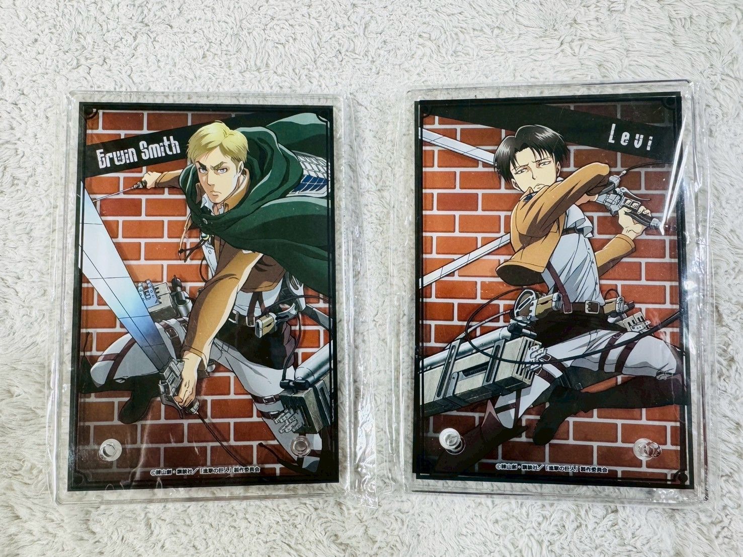 團兵雙層壓克力展示板