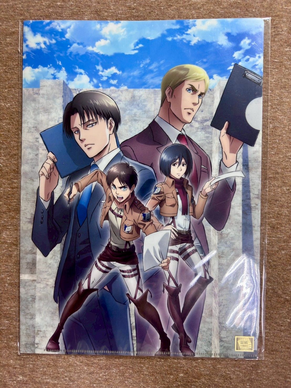 第一回進擊的巨人檢定資料夾2入組